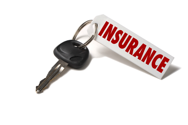 key with insurance tag for auto insurance