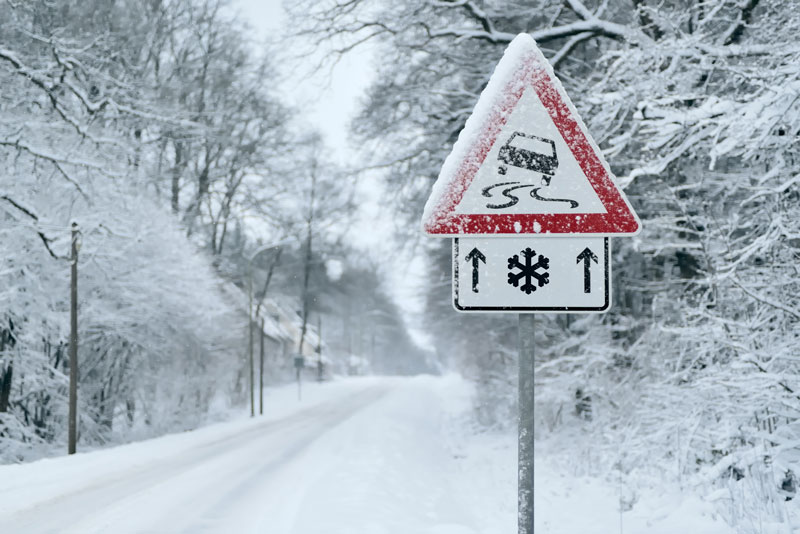 Dangerous Winter Roads Ahead
